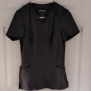 Urbane Steel Gray Scrub Set